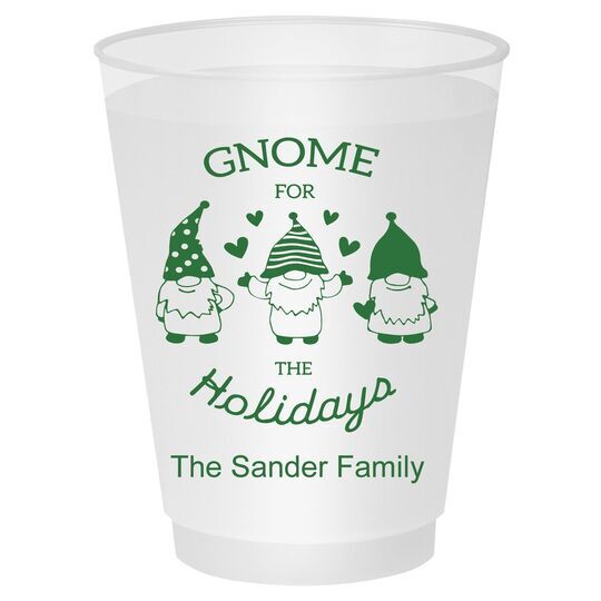 Gnome For The Holidays Shatterproof Cups